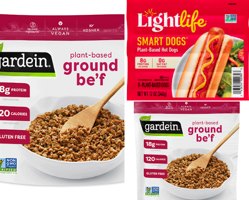 Top Plant Based Proteins & Snacks cover photo collage