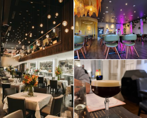 Date night spots  in Philly cover photo collage