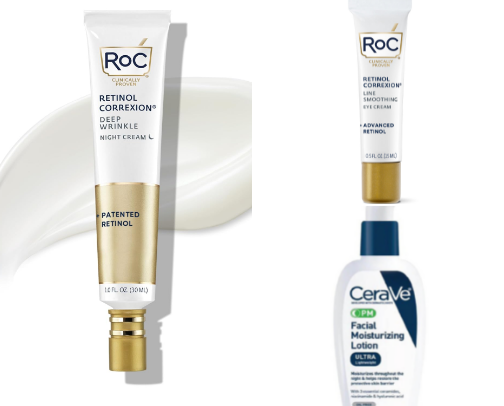 🧴Monday & Thursday Retinol Night cover photo collage