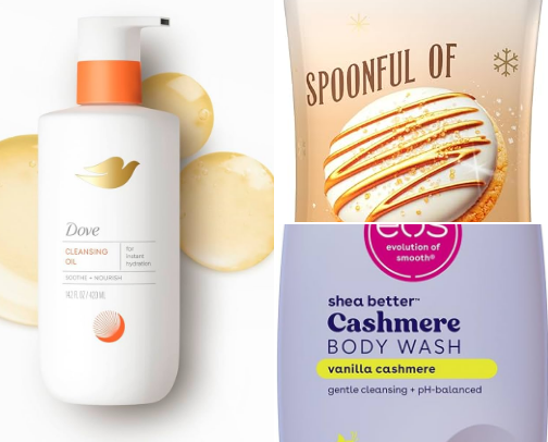 Body wash cover photo collage
