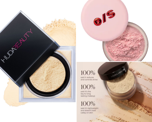 Setting powder💨 cover photo collage