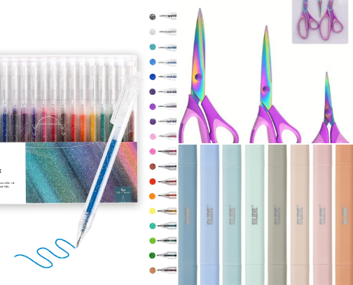 Stationary cover photo collage