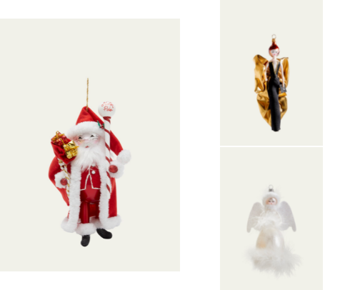 Christmas Ornaments for the Fashionista Who Loves a bit of Sparkle cover photo collage