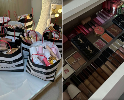 Makeup products 💄💋🎀💖 cover photo collage