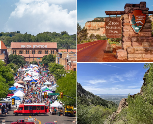 Utah Adventures: Explore the Best Local Spots and Food Delights cover photo collage