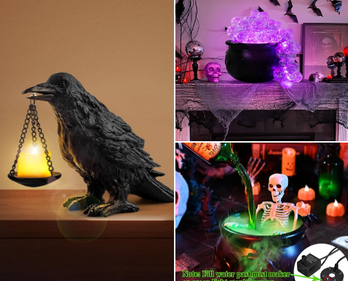 🎃 Spooky home accessories to DIE for 🕷️ cover photo collage