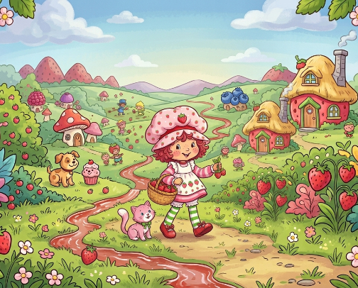 🍓 Fandom Merch Gift Guide: Strawberry Shortcake 🍓 cover photo collage