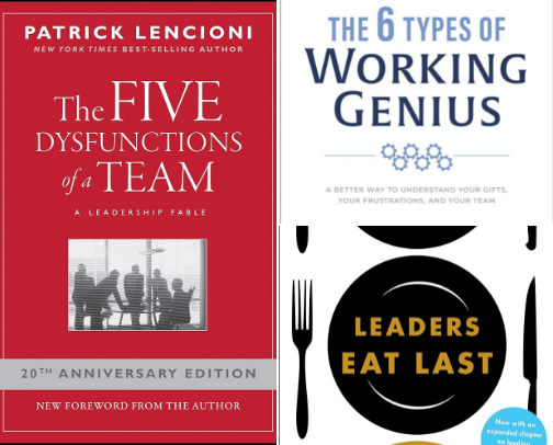 Must Read Leadership Development Books cover photo collage