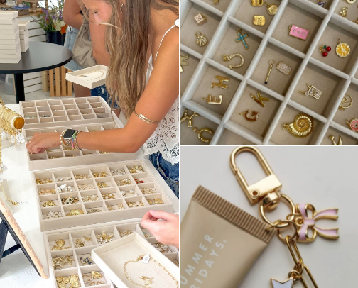 Charm Bar Business Essentials for Beginners on Amazon | DIY Charm Bracelets, Necklaces, Bag Charms, & More! cover photo collage