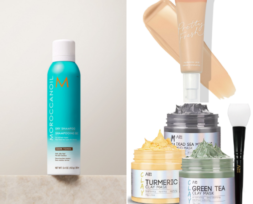 Beauty recs for the put together messy girl. cover photo collage