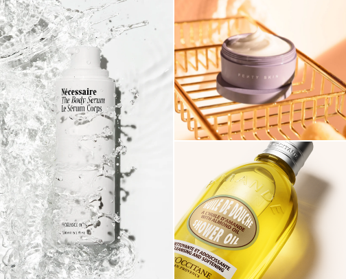Body care cover photo collage