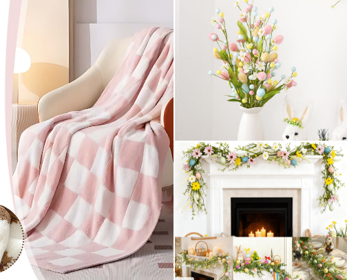 Pastel Spring Decor cover photo collage