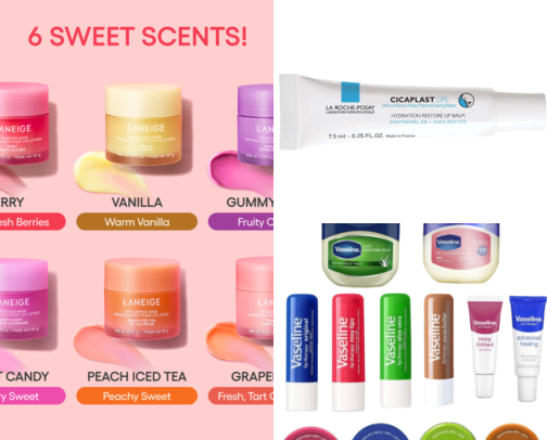 Lip care / treatment products 🫧 cover photo collage