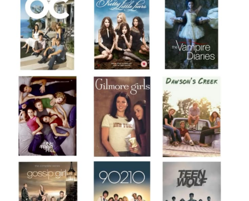 For the girls who miss 2000s tv cover photo collage