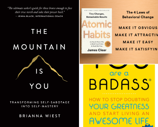 Books That Changed My Mindset & Elevated My Life cover photo collage