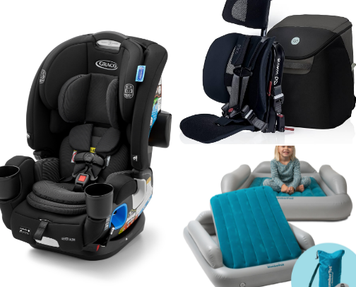 Jet-Set Toddlers: The Ultimate Guide to Travel Gear & Essentials cover photo collage