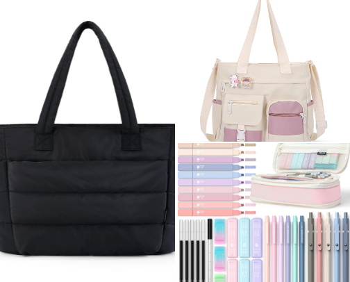 Back to school/college essentials cover photo collage