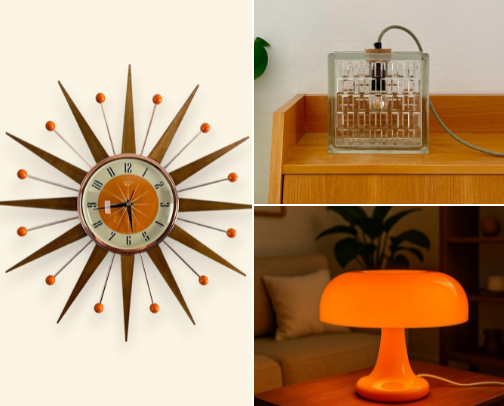 mid-century modern cover photo collage