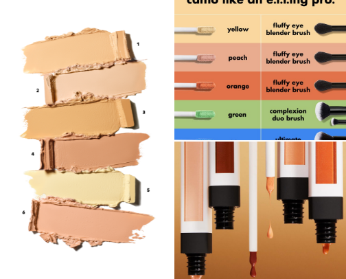 The Correct, Conceal & Foundation List cover photo collage