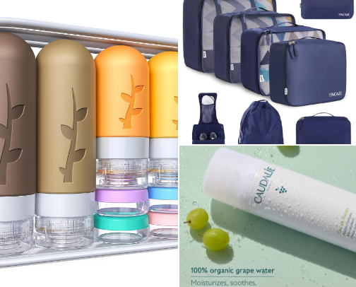 Travel Essentials ✈️🤍 cover photo collage