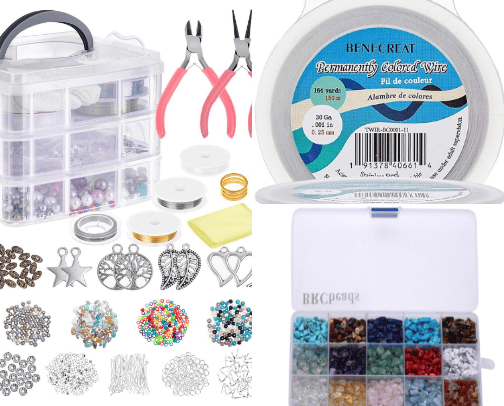Jewelry Making Supplies For Beginners cover photo collage