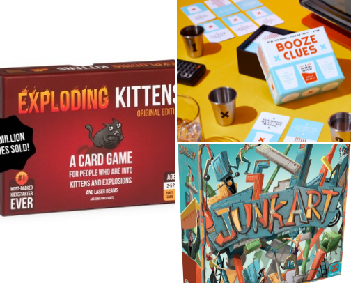 Best of board games.  Family and friends edition. cover photo collage