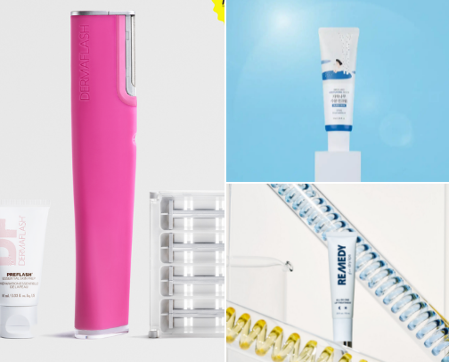 Skincare cover photo collage