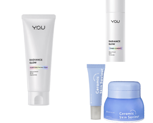 Skincare Routine cover photo collage