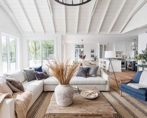 Living room aesthetic cover photo collage