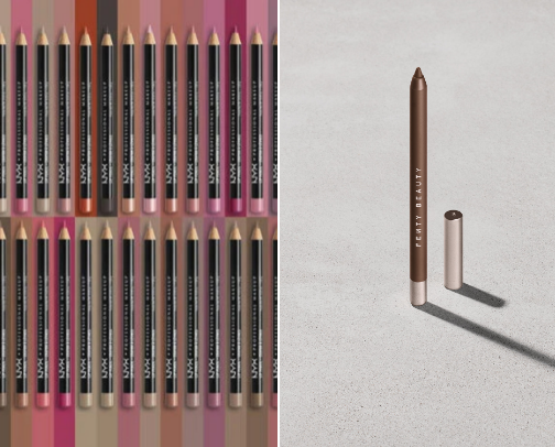 Lip liners cover photo collage
