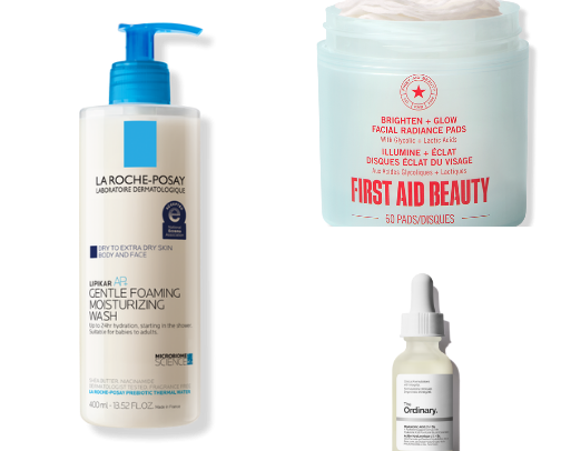 Easy affordable Skin Care routine cover photo collage