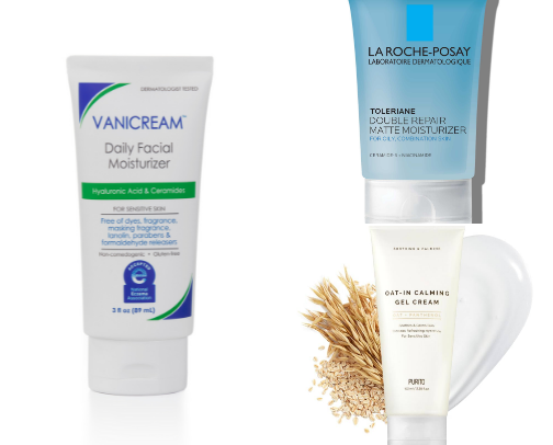 Anti-fungal moisturizers cover photo collage