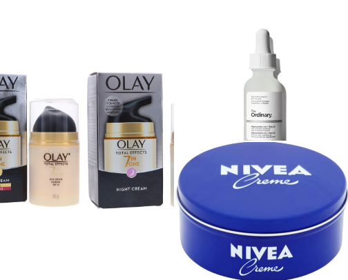 Skin Care faves, cover photo collage