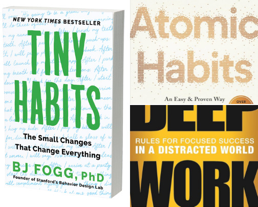 Reads for Lasting Success and Self-Mastery cover photo collage