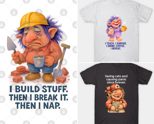 Unique Tees for Every Taste – Handpicked from TeePublic cover photo collage