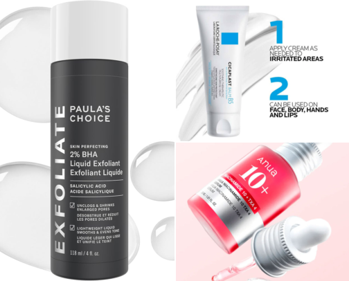 Must-try skincare products for all skin types cover photo collage