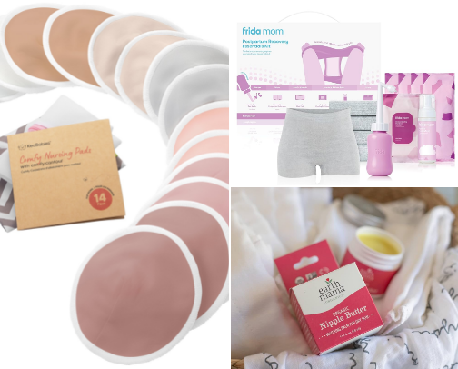 Surviving & Thriving | Postpartum Must-Haves! cover photo collage