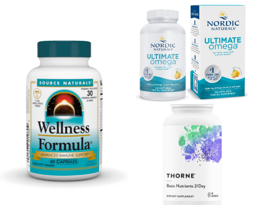 wellness essentials. cover photo collage