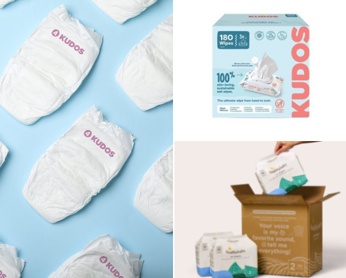 Low tox baby products cover photo collage