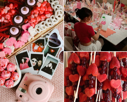 Galentines Day Host cover photo collage