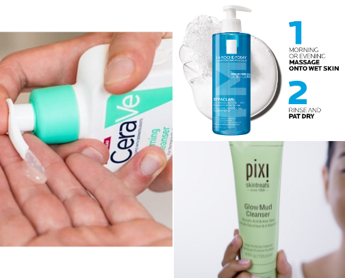 Products That Actually Calm Acne & Fade Marks cover photo collage