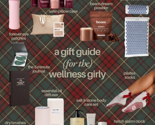 GIFT GUIDE FOR THE WELLNESS GIRLY🎄🎁 cover photo collage
