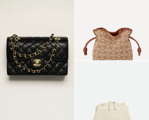 My luxury bag collection cover photo collage