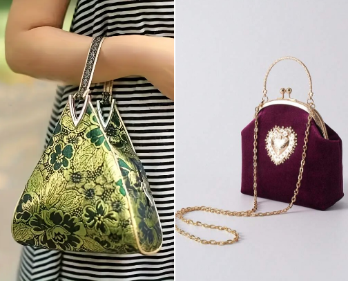 Oriental Inspired Handbags cover photo collage