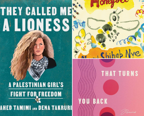 Palestinian book recs cover photo collage