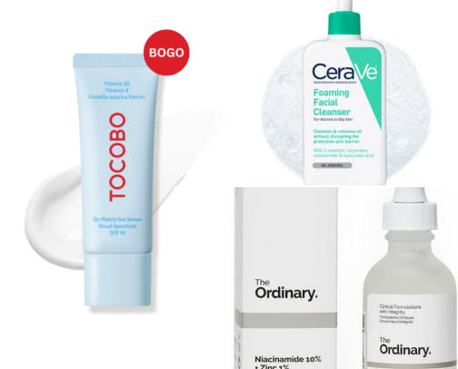 Skincare Favorites cover photo collage