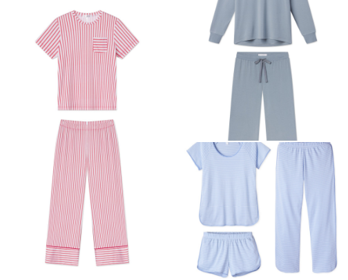 My favorite Pajamas and loungewear
 “mom edition” cover photo collage