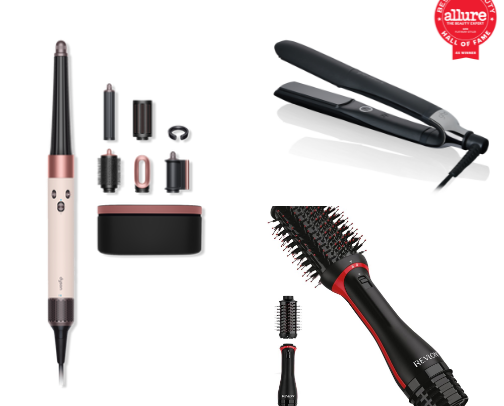 Top Hair Styling Essentials: Tools, Sprays & Accessories I Swear By cover photo collage