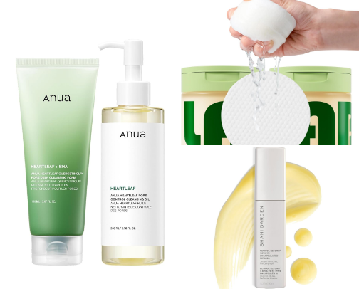 Glass Skin Routine Korean Skincare cover photo collage