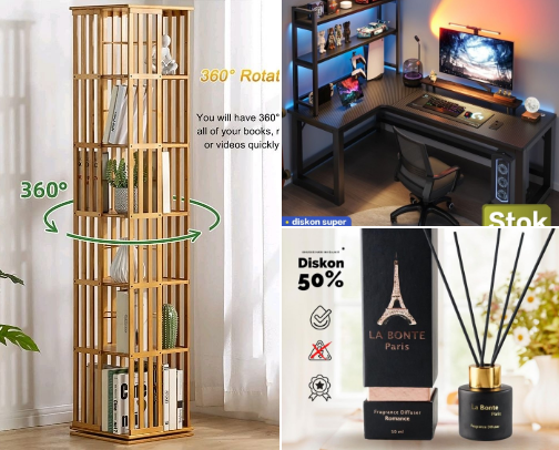 Indonesian style aesthetic room cover photo collage